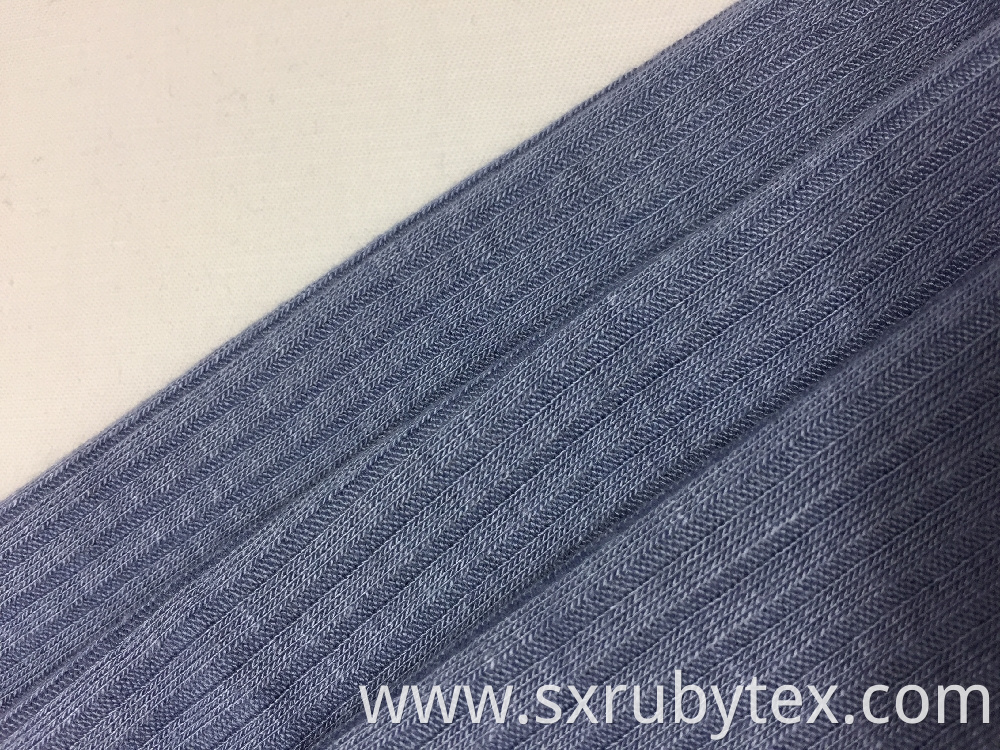 Rayon Spandex Rib Solid Fabric